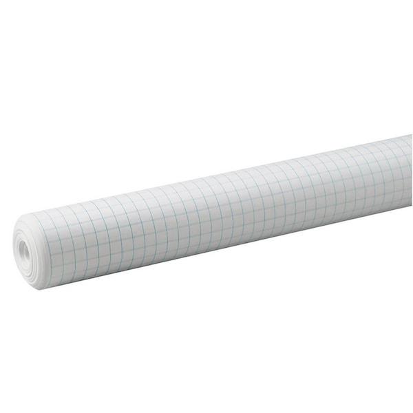 Pacon Grid Paper Roll, White, 1/2in Quadrille Ruled, 34in x 200ft 0077800 - main